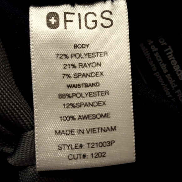 FIGS Technical Collection Stretch Women's Scrubs Pants XXSmall - Picture 11 of 11